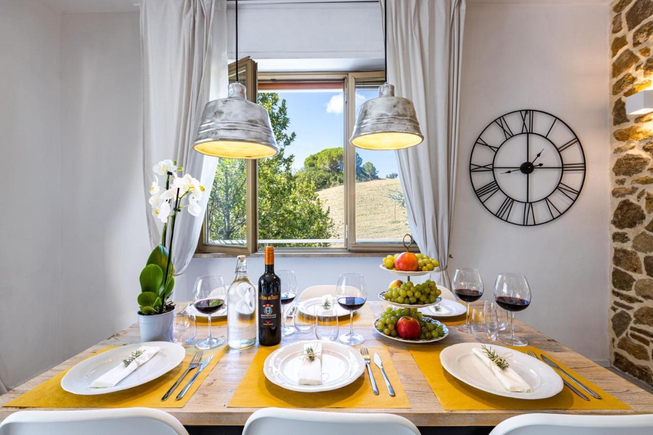 Villa Cesarina Amazing Villa With Private Pool In The Tuscan Hills Casale Marittimo Exterior foto